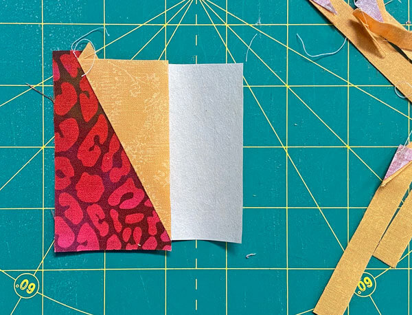 The perfect edge to line up our next patch with The perfect edge to line up our next patch with