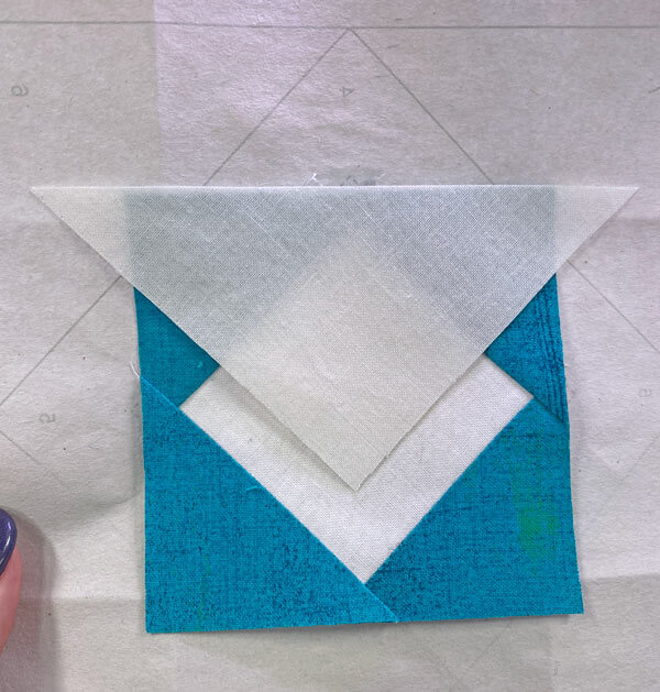 Adding the first #4 triangle Adding the first #4 triangle