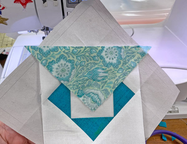 Position the first #6 patch Position the first #6 patch