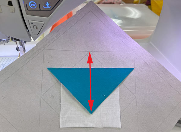 Position the first #2 RST with one edge of #1 Position the first #2 RST with one edge of #1