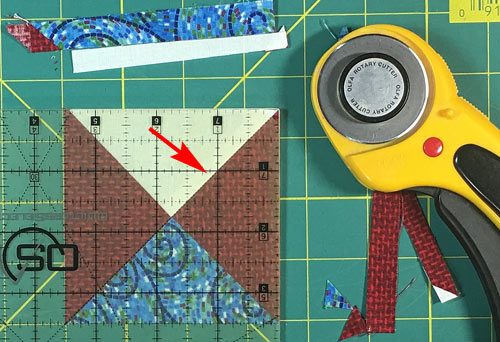 Trim the last 2 sides of your QST