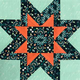 Find the Virginia quilt block tutorial here