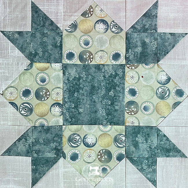 Weathervane quilt block tutorial in 5 sizes