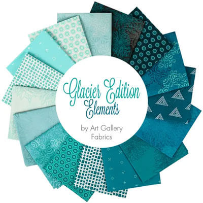 Art Gallery Fabrics' Glacier Edition Elements fat quarter bundle