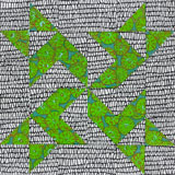 Whirling Pinwheel quilt block tutorial