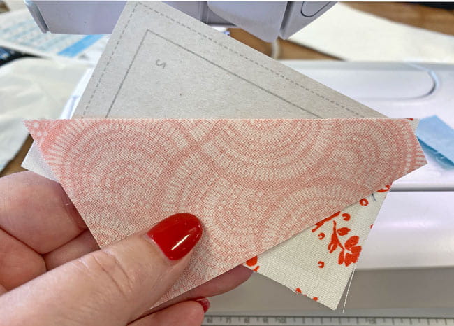 Layer #2 right sides together with #1 Layer #2 right sides together with #1