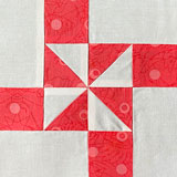 Windmill quilt block tutorial