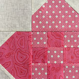 Woven Heart quilt block tutorial (5x5 grid)