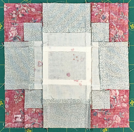Antique Tile Quilt Block: 6", 9" and 12" finished blocks