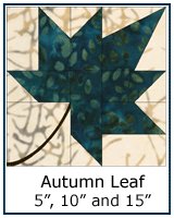 Autumn Leaf quilt block tutorial