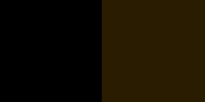 Brown compared to black is a medium