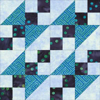 Buckeye Beautiful quilt block design