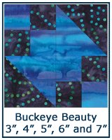 Buckeye Beauty quilt block tutorial