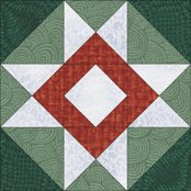 Card Basket quilt block