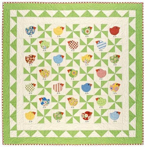 Chubby Chicks quilt pattern by Black Mountain Quilts