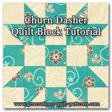 Churn Dasher quilt block instructions Churn Dasher quilt block instructions