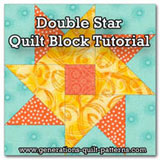 Double Star quilt block instructions