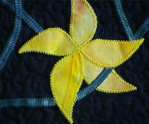 Blanket stitching from 'Every Quilter Dreams' 