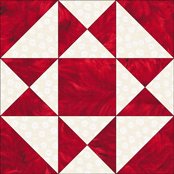 Four X quilt block