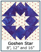 Goshen Star quilt block tutorial