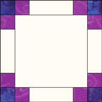 Irish Chain quilt Block 2