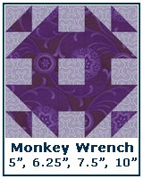 Monkey Wrench variation - Quilt Block Tutorial
