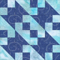 New Double Four Patch quilt block design