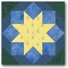 Rolling Star quilt block