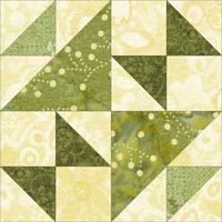 School Girl's Puzzle quilt block