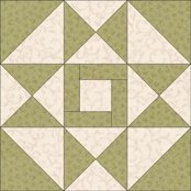Squares and Diamonds quilt block