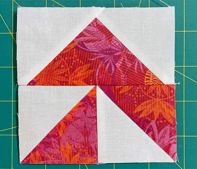 A finished Yankee Puzzle unit A finished Yankee Puzzle unit